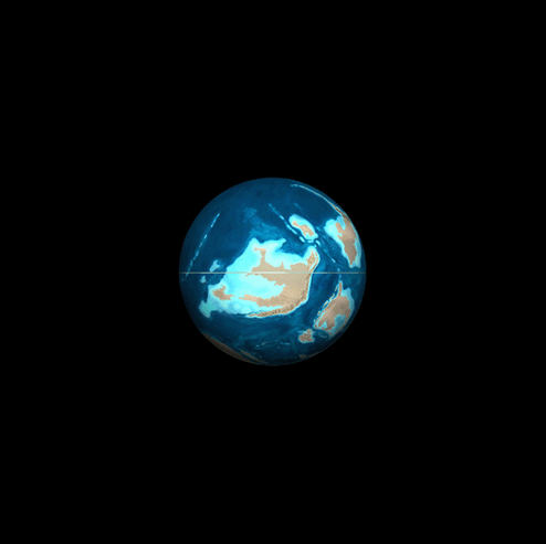 globe animation