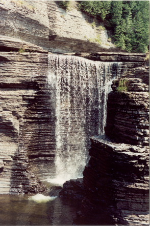 Sherman Falls  Photograph by Tom Whiteley