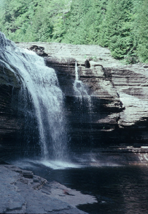 East Facing View of Lower High Falls Photograph by: Carlton E. Brett